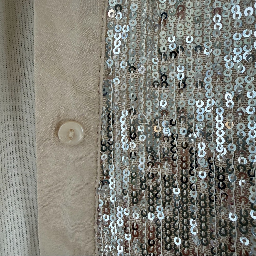 Judith March Sequin Button Down Jacket - image 6